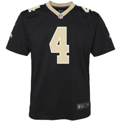 Derek Carr New Orleans Saints Youth Game Jersey Black | Nike for Sale