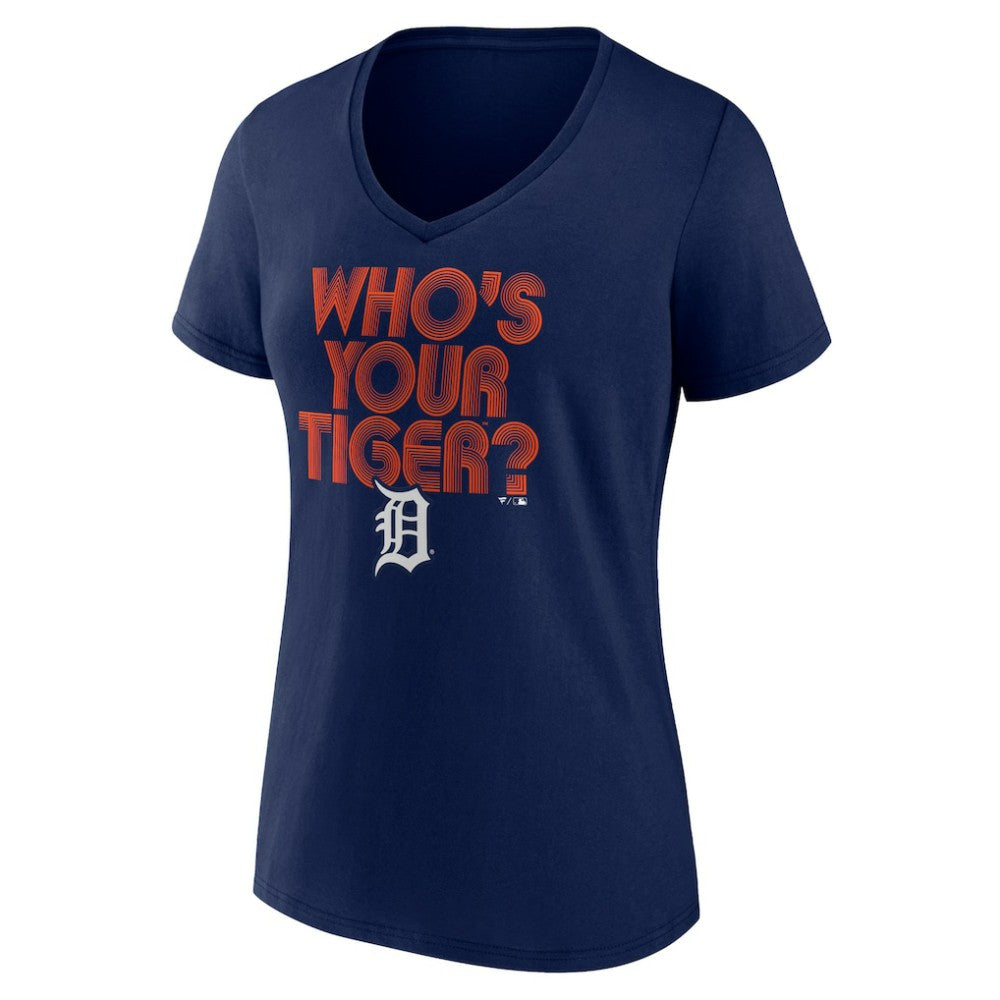 Detroit Tigers Women's Hometown Tiger Daddy V-Neck T-Shirt - MLB