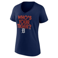Detroit Tigers Women's Hometown Tiger Daddy V-Neck T-Shirt - MLB
