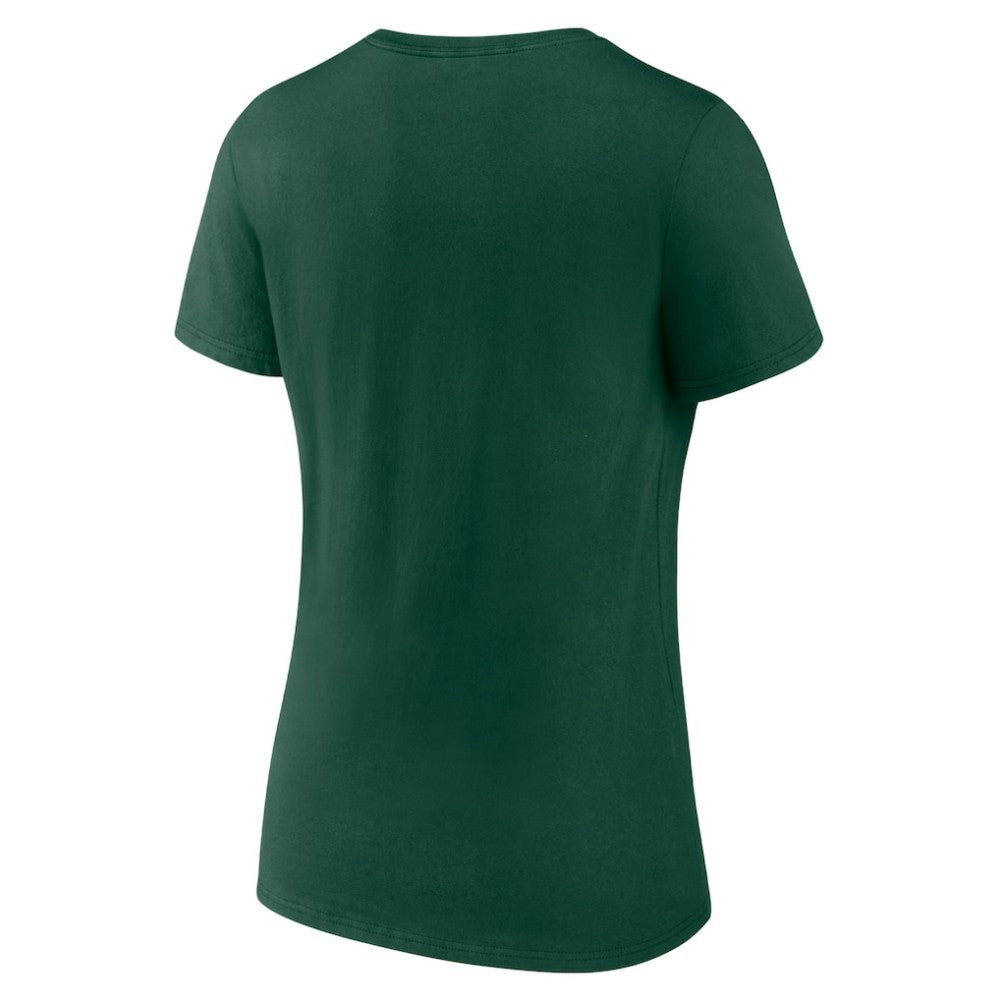Athletics Women's Hometown Hella Good V-Neck T-Shirt - MLB