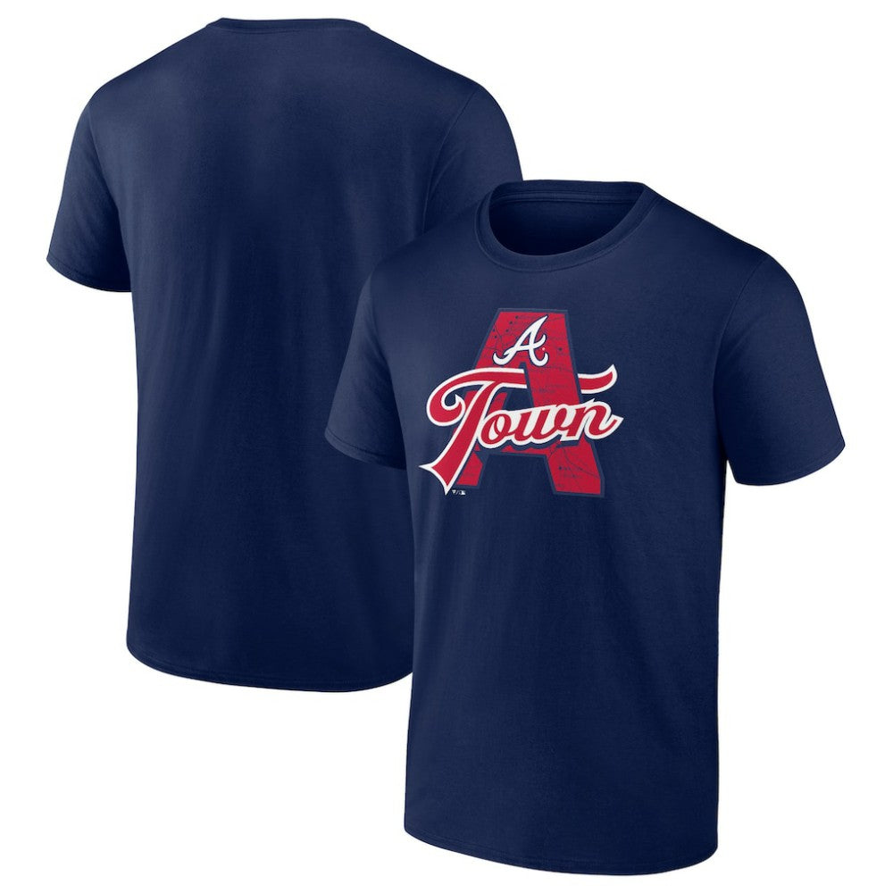 Atlanta Braves Hometown A Town Map T-Shirt - MLB