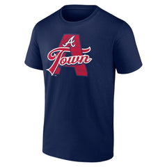 Atlanta Braves Hometown A Town Map T-Shirt - MLB