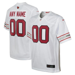 Arizona Cardinals Youth Custom Game Jersey White | Nike for Sale