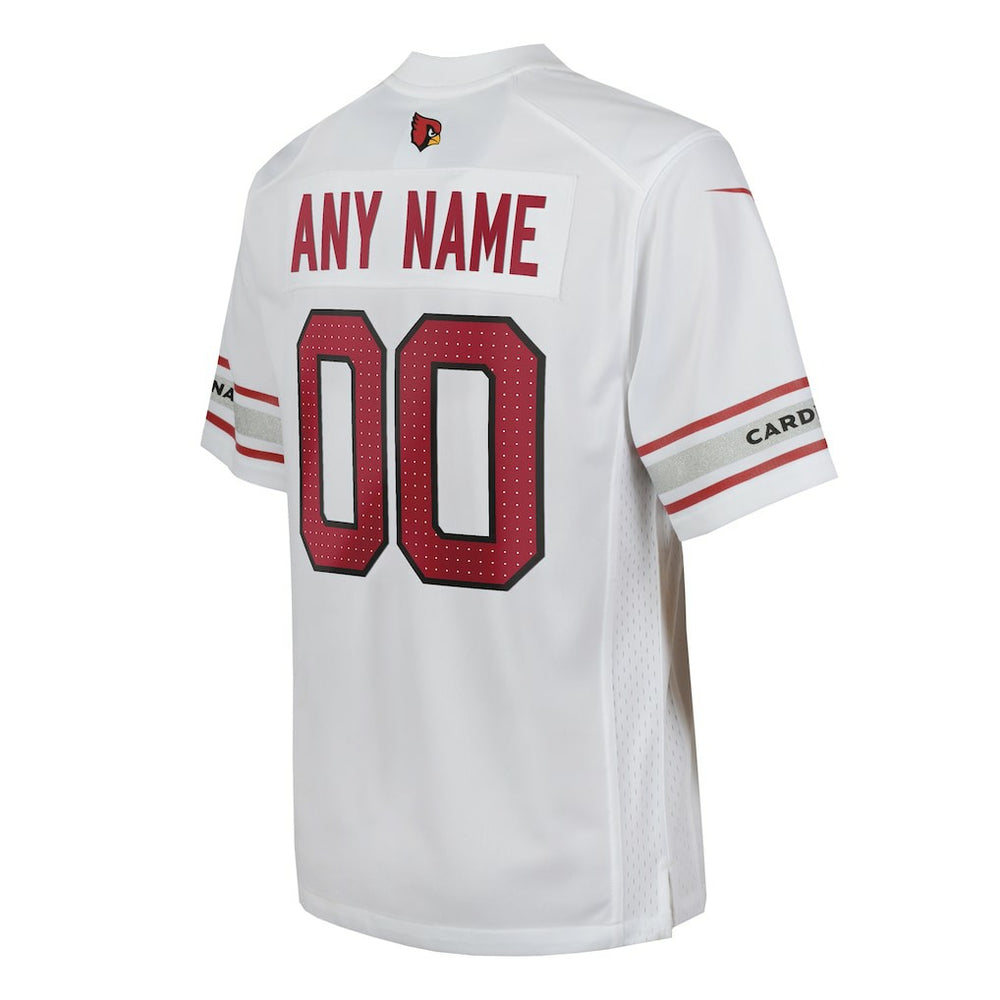 Arizona Cardinals Youth Custom Game Jersey White | Nike for Sale