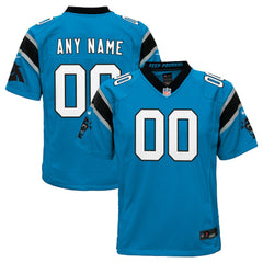 Carolina Panthers Youth Alternate Custom Game Jersey Blue | Nike for Sale