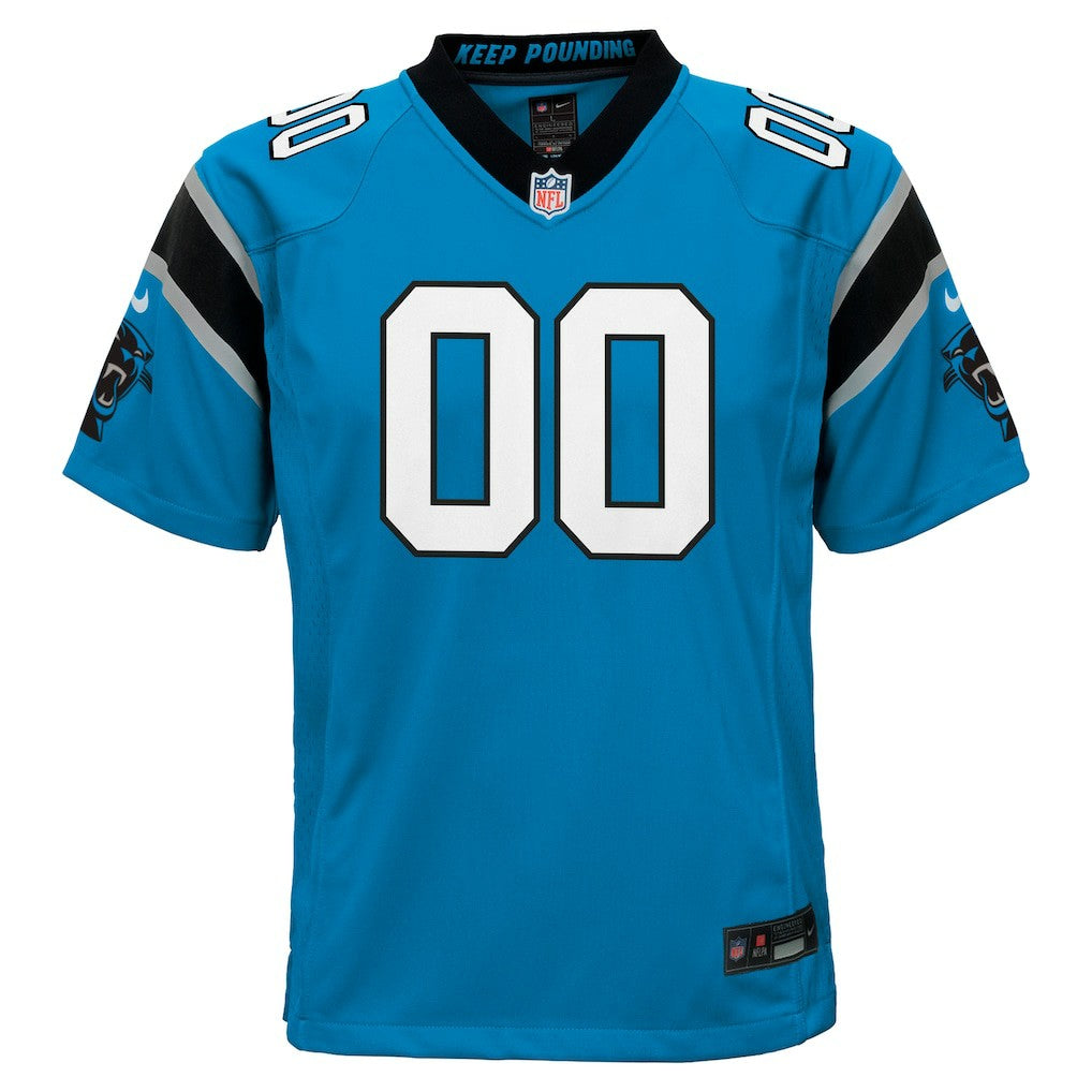Carolina Panthers Youth Alternate Custom Game Jersey Blue | Nike for Sale