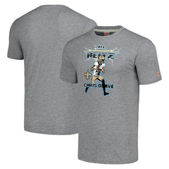 Chris Olave New Orleans Saints Homage Unisex NFL Blitz Player Tri-Blend T-Shirt Gray | NFL