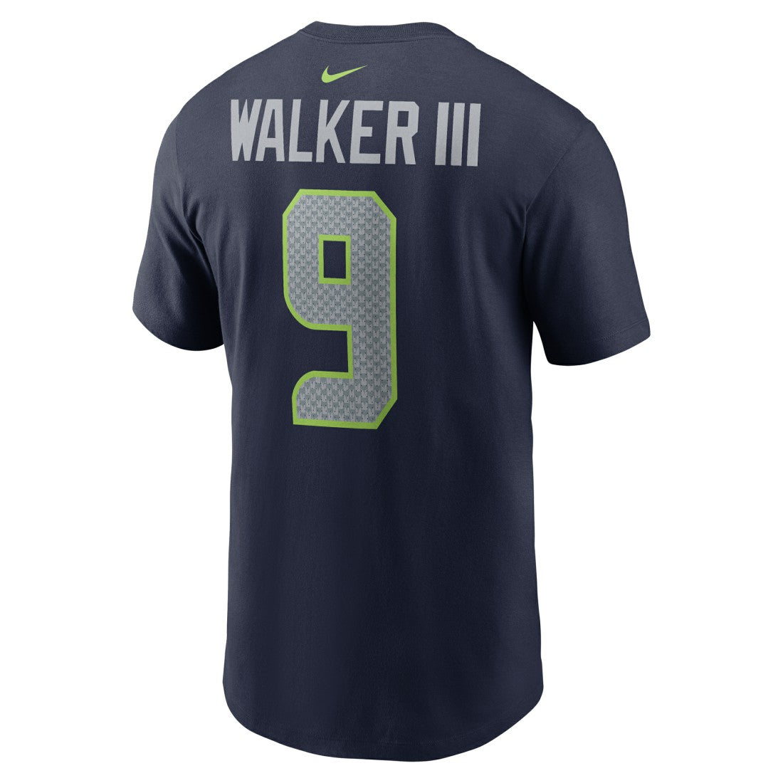 Kenneth Walker III Seattle Seahawks Player Name & Number T-Shirt College Navy | Nike for Sale