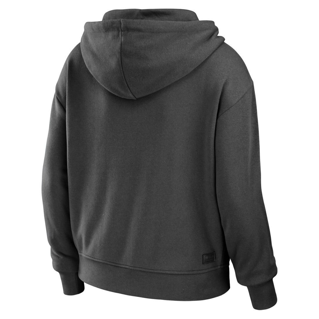 Tampa Bay Buccaneers WEAR by Erin Andrews Women's Color Block Light Weight Modest Crop Full-Zip Hoodie Pewter/White | NFL
