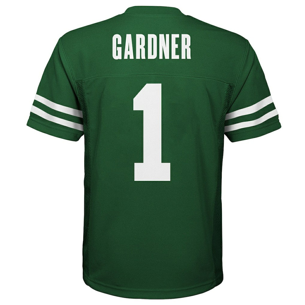 Ahmad Sauce Gardner New York Jets Youth Replica Player Jersey Green | NFL