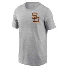San Diego Padres Nike Cooperstown Collection Large Logo 2-Hit T-Shirt - MLB
