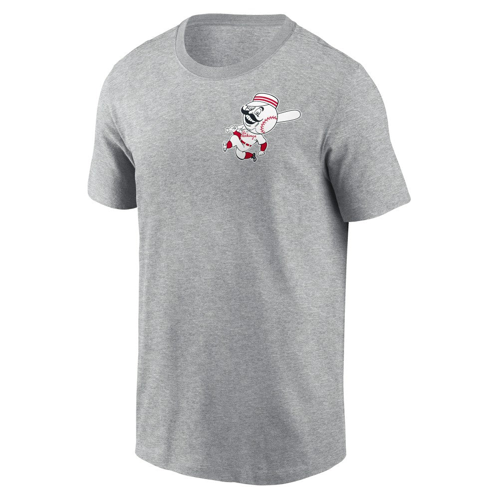 Cincinnati Reds Nike Cooperstown Collection Large Logo 2-Hit T-Shirt - MLB