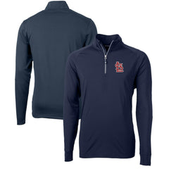 St. Louis Cardinals Cutter & Buck Adapt Eco Knit Stretch Recycled Quarter-Zip Pullover Top - MLB