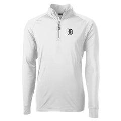 Detroit Tigers Cutter & Buck Adapt Eco Knit Stretch Recycled Quarter-Zip Pullover Top - MLB