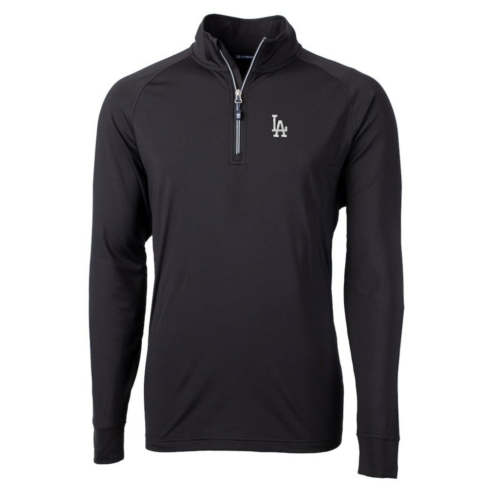 Los Angeles Dodgers Cutter & Buck Adapt Eco Knit Stretch Recycled Quarter-Zip Pullover Top - MLB