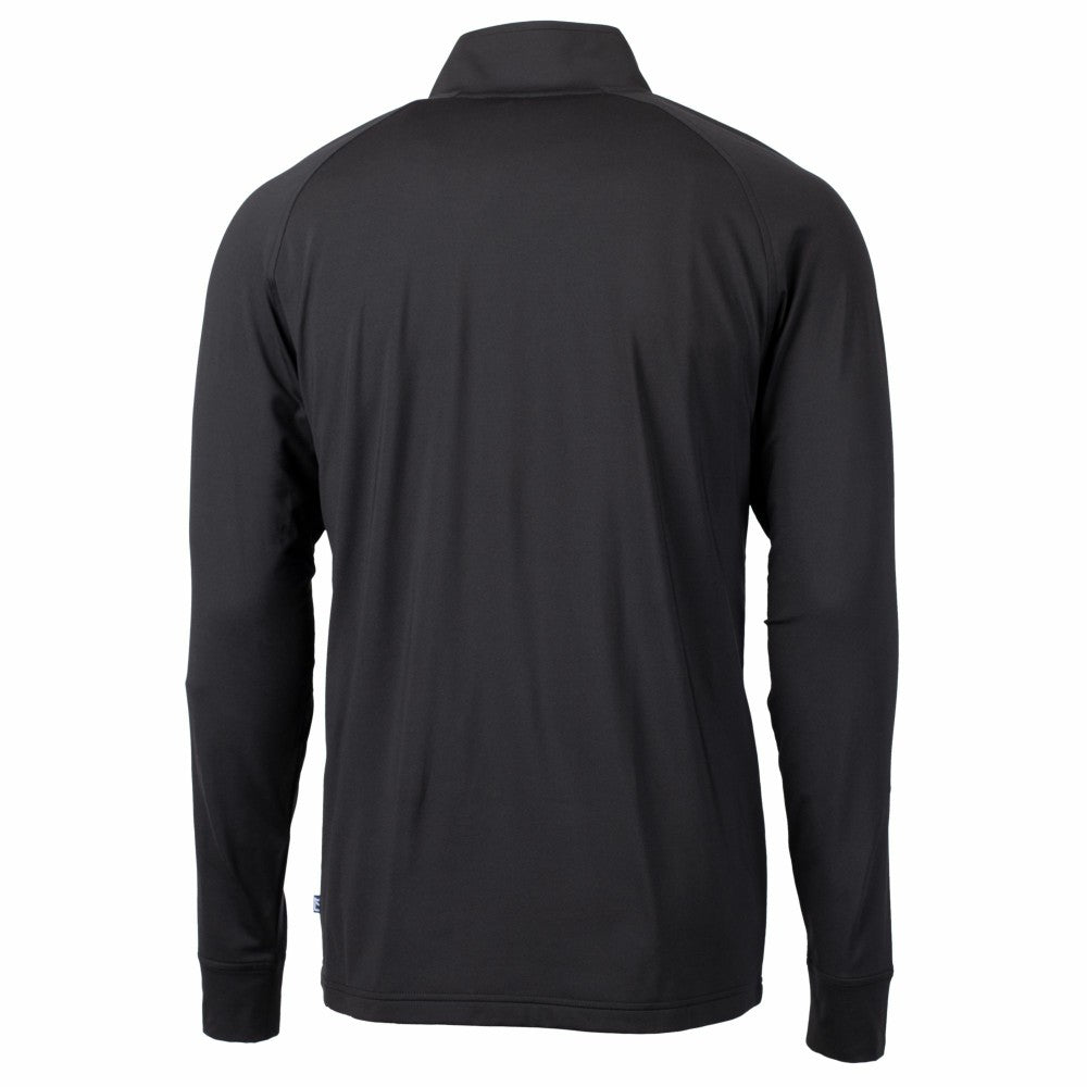 Cincinnati Reds Cutter & Buck Adapt Eco Knit Stretch Recycled Quarter-Zip Pullover Top - MLB