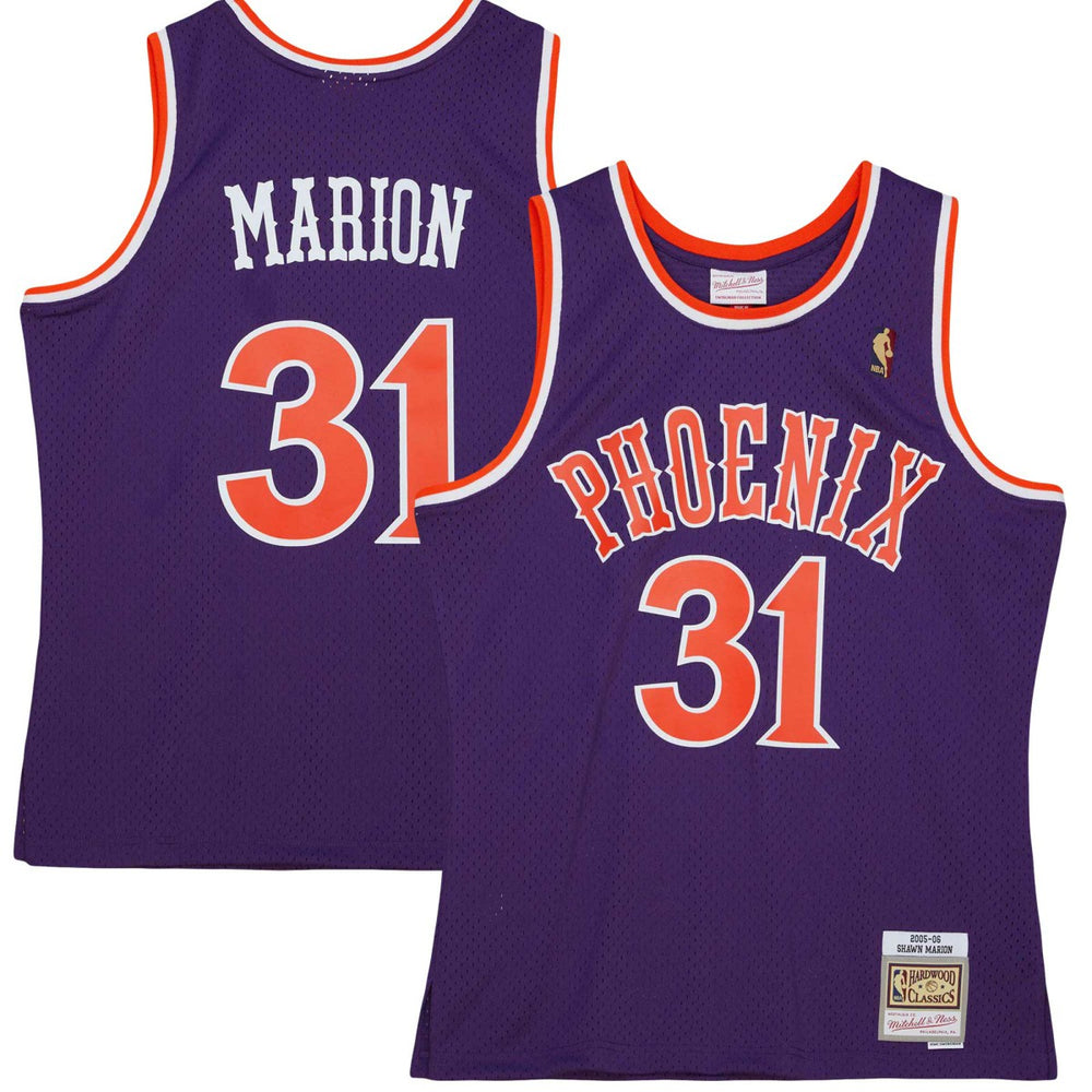 Shawn Marion Phoenix Suns 2005/06 Hardwood Classics Swingman Jersey Purple - NBA