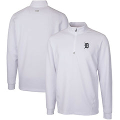 Detroit Tigers Cutter & Buck Traverse Stretch Quarter-Zip Pullover Top - MLB
