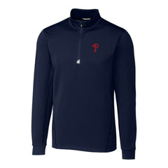 Philadelphia Phillies Cutter & Buck Traverse Stretch Quarter-Zip Pullover Top - MLB