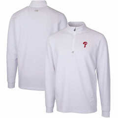 Philadelphia Phillies Cutter & Buck Traverse Stretch Quarter-Zip Pullover Top - MLB