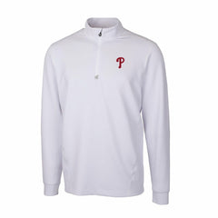 Philadelphia Phillies Cutter & Buck Traverse Stretch Quarter-Zip Pullover Top - MLB