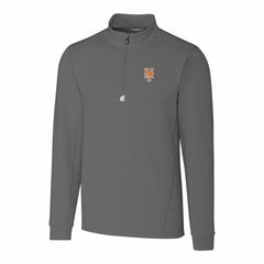 New York Mets Cutter & Buck Traverse Stretch Quarter-Zip Pullover Top - MLB