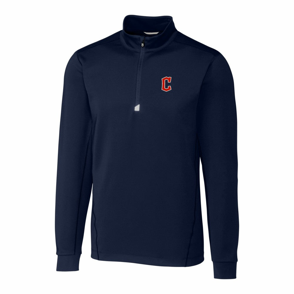 Cleveland Guardians Cutter & Buck Traverse Stretch Quarter-Zip Pullover Top - MLB