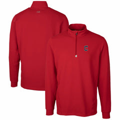 Cleveland Guardians Cutter & Buck Traverse Stretch Quarter-Zip Pullover Top - MLB