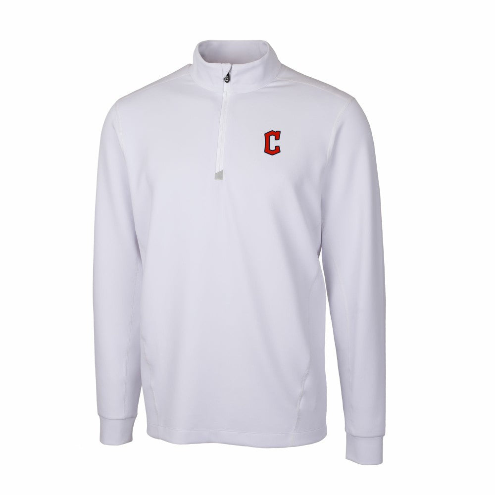 Cleveland Guardians Cutter & Buck Traverse Stretch Quarter-Zip Pullover Top - MLB
