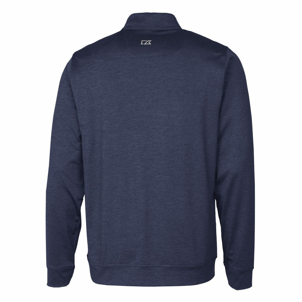 Kansas City Royals Cutter & Buck Stealth Heathered Quarter-Zip Pullover Top - MLB