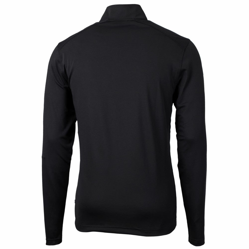 Miami Marlins Cutter & Buck Virtue Eco Pique Recycled Quarter-Zip Pullover Top - MLB