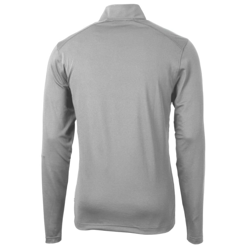 New York Yankees Cutter & Buck Virtue Eco Pique Recycled Quarter-Zip Pullover Top - MLB
