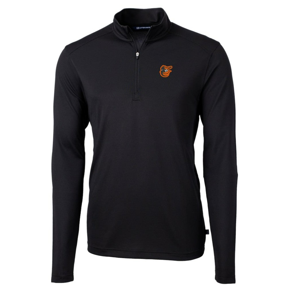Baltimore Orioles Cutter & Buck Virtue Eco Pique Recycled Quarter-Zip Pullover Top - MLB