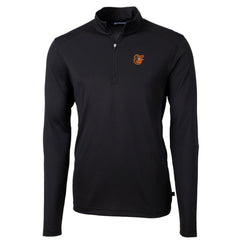 Baltimore Orioles Cutter & Buck Virtue Eco Pique Recycled Quarter-Zip Pullover Top - MLB