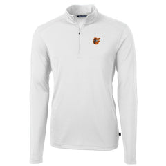 Baltimore Orioles Cutter & Buck Virtue Eco Pique Recycled Quarter-Zip Pullover Top - MLB