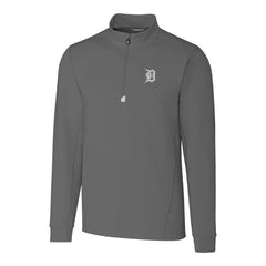 Detroit Tigers Cutter & Buck Big & Tall Traverse Stretch Quarter-Zip Pullover Top - MLB