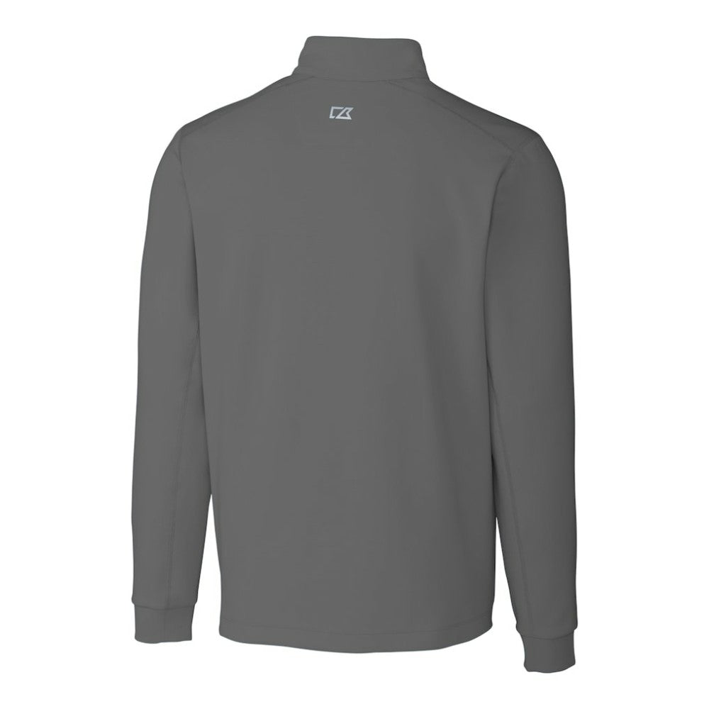 Detroit Tigers Cutter & Buck Big & Tall Traverse Stretch Quarter-Zip Pullover Top - MLB