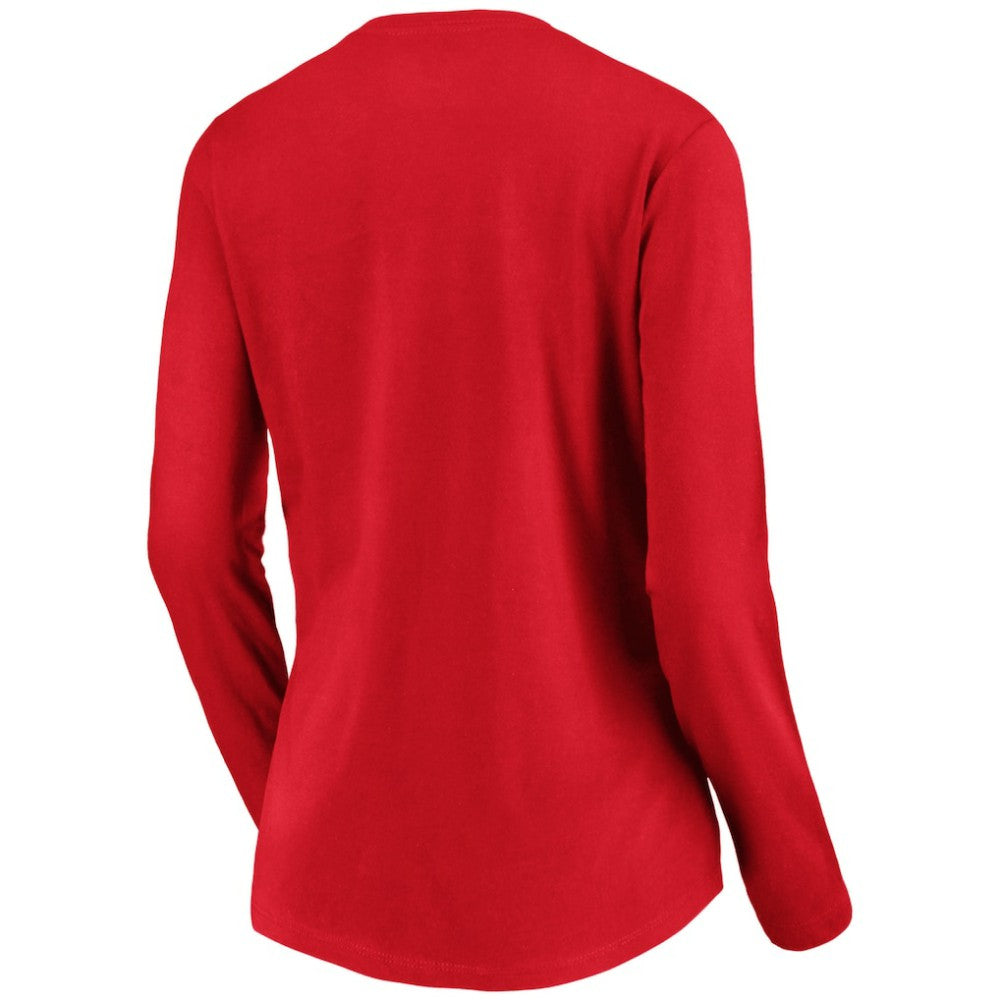 St. Louis Cardinals Women's Team Long Sleeve V-Neck T-Shirt - MLB
