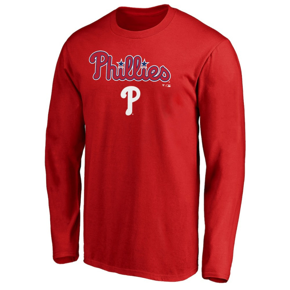 Philadelphia Phillies Team Lockup Long Sleeve T-Shirt - MLB