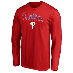 Philadelphia Phillies Team Lockup Long Sleeve T-Shirt - MLB