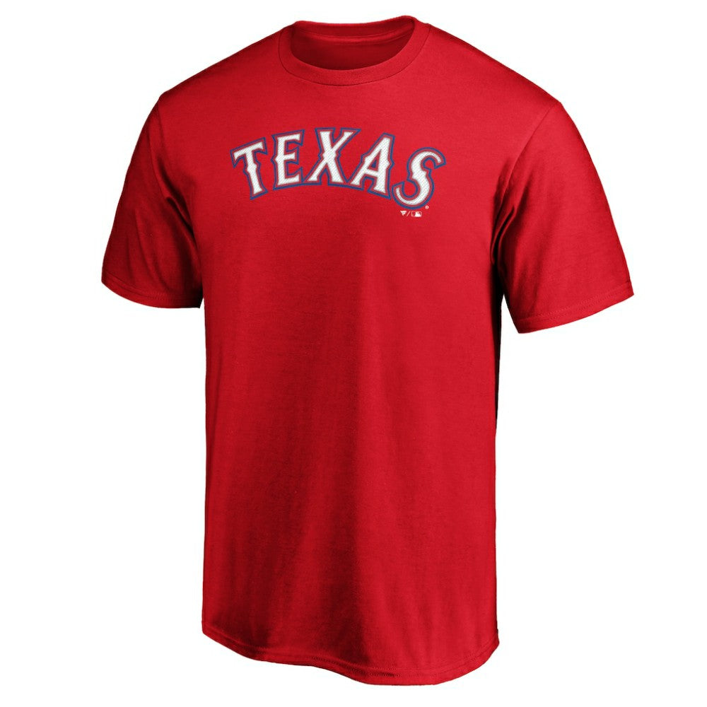 Texas Rangers Official Team Wordmark T-Shirt - MLB
