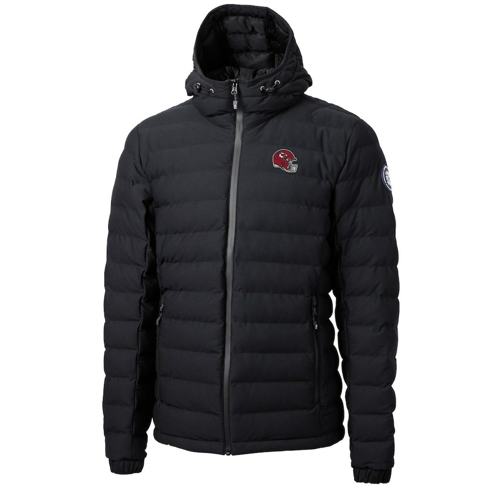 Kansas City Chiefs Cutter & Buck Helmet Mission Ridge Repreve Eco Insulated Puffer Full-Zip Jacket Black | NFL