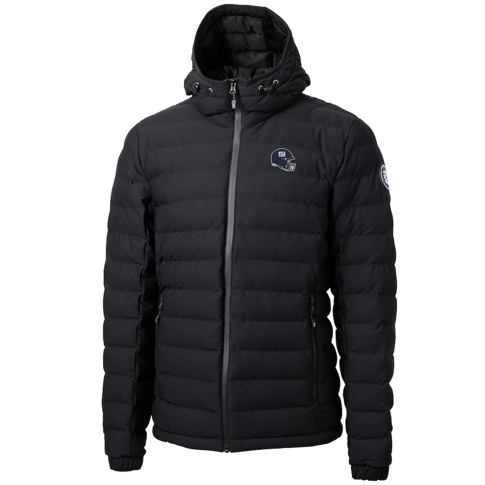 New York Giants Cutter & Buck Helmet Mission Ridge Repreve Eco Insulated Puffer Full-Zip Jacket Black | NFL