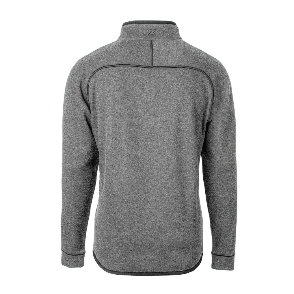 New York Giants Cutter & Buck Helmet Mainsail Sweater-Knit Half-Zip Pullover Jacket Silver | NFL