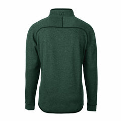 Green Bay Packers Cutter & Buck Helmet Mainsail Sweater-Knit Half-Zip Pullover Jacket Hunter Green | NFL
