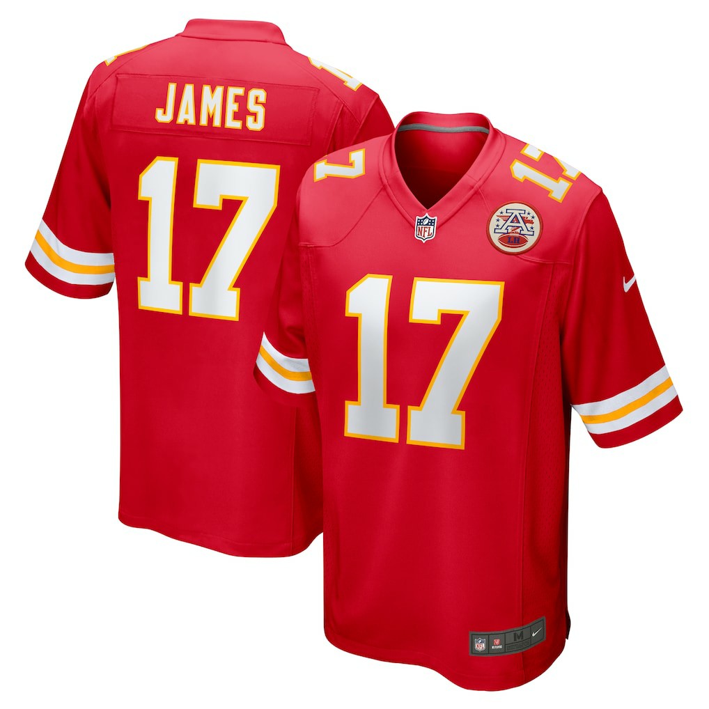 Richie James Kansas City Chiefs Game Jersey Red | Nike for Sale