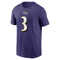Odell Beckham Jr. Baltimore Ravens Player Name & Number T-Shirt Purple | Nike for Sale