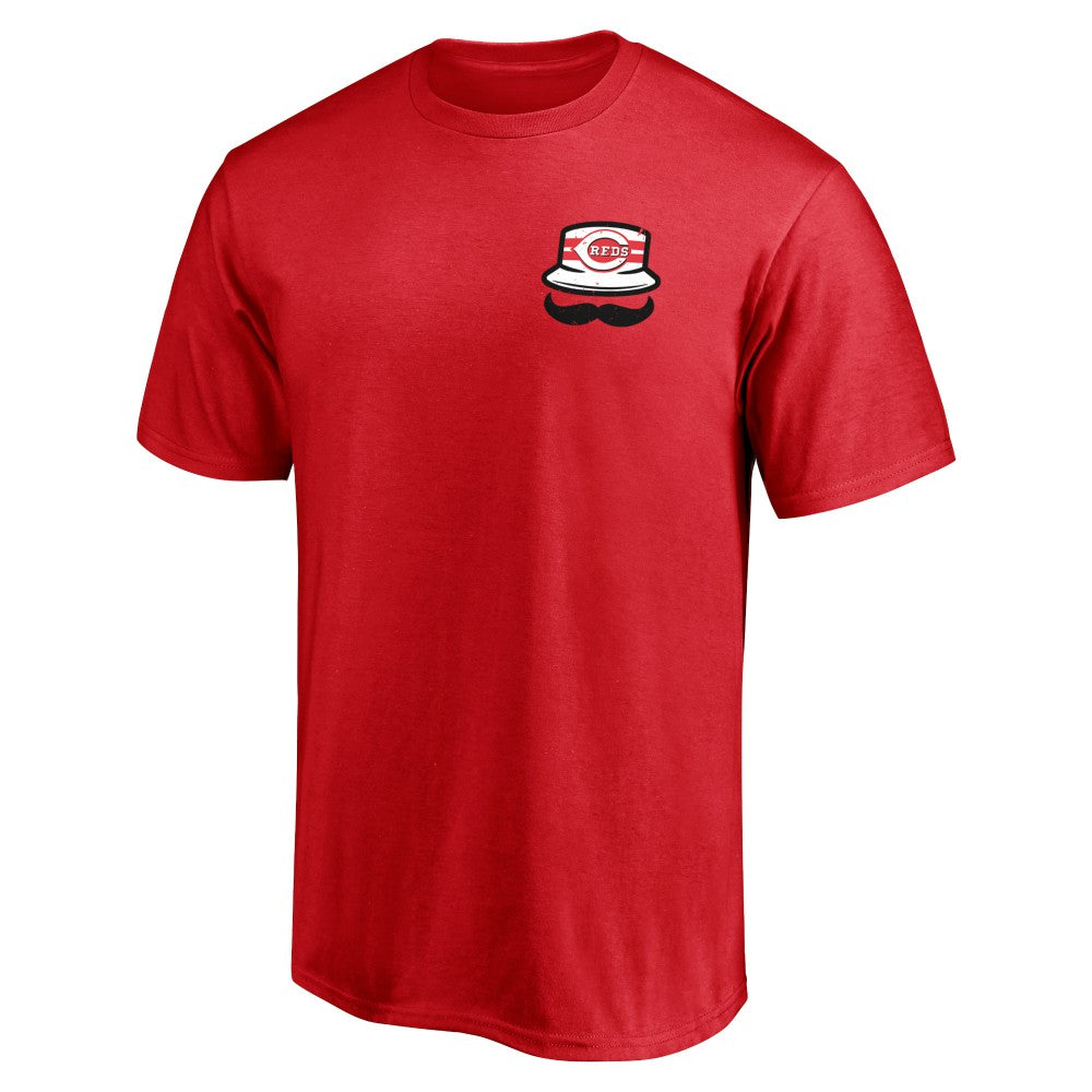 Cincinnati Reds Hometown Collection Stache T-Shirt - MLB