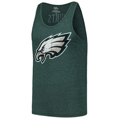Jalen Hurts Philadelphia Eagles Majestic Threads Name & Number Tri-Blend Tank Top Green | NFL
