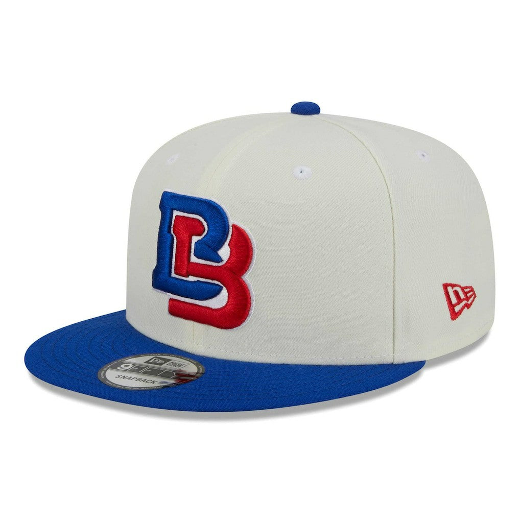 Buffalo Bills New Era City Originals 9FIFTY Snapback Hat Cream/Royal | NFL